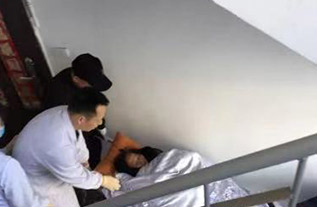 定洁县病人院后返乡